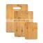 Kitchen Chopping Board 3-Piece Bamboo Cutting Board Set with Handle for Meat, Vegetables, Fruits, Bread, Cheese