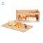 Large Single Layer Bread Box, Large Bread Box for Kitchen Counter Bamboo Bread Food Storage Bin with Cutting Board