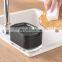 OEM Hot Kitchen Custom Refillable Liquid Sponge Holder Dish Soap Pump Dispenser Box Case Glass Foaming Automatic Soap Dispenser