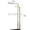 Multifunctional bathroom standing hotel stainless steel towel rack houseldhold bath towel rack tempered glass base towel rack