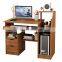 cheap modern wooden home office furniture lamp study table computer desk with 2 drawers