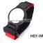 Top selling black red nylon bracelet em-marine Rfid wristband 125KHz