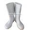 2016 white fashion pvc rain boots for food industry boots