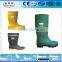 2015 A high quality 100% waterproof PVC steel toe mining safety boots