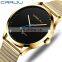 Crrju 2167 New Minimal Men Quartz Watches Stainless Steel Luxury Original Crrju Watch