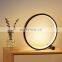 Modern LED Table Lamp Touch Dimmable Bedroom Decoration Bedside Round LED Desk Lamp