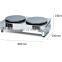 Hot Selling double Head Commercial Electric Crepe Maker Machine for sale