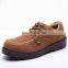 Non slip acid resistant action suede leather steel toe fashionable active safety shoes
