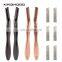 Private Label Biodegradable Hair Remover Eye Trimmer Professional Face Stainless Steel Eyebrow Razor