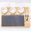 Hot Sale High Quality Organic Natural Kitchen Square Shape Charcuterie Bamboo Cheese Board