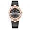 Minimal Elegant Blue Japan Quartz Movt Steel Case Soft Leather Band Woman Watch