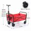 Hot Selling Wagon New Heavy Loading Foldable Beach Trolley Cart Folding Camping Wagon For Outdoor