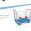 Lightweight Foldable Detachable Pet Stroller Cart Dog Cat Portable Bag Split Cage out Shopping Trolley