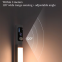 Intelligent Led Body Sensor Light Rechargeable Magnetic Strip Light Wardrobe Cabinet Wine Cabinet Light