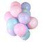 Top Fashion Happy Birthday 5 10 12 Inch Ballon Garland Arch Macaron Color Multicolor Latex Pink Pastel Balloon