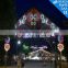 Christmas Decoration Lights Colorful Outdoor LED Arch Lights, LED Motif Light Arch Lights