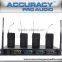 4 Channels Lavalier Body-Pack Wireless Mini Microphone UHF-408