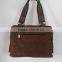 China factory fashion Paris brown coffee good quality waterproof daily shopping travel men handbag bags