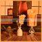 plain top LED flameless candle wax, birthday soy candle wax/