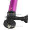 Free shiping phone holder super integrated aluminum colorful selfie stick