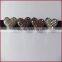 10mm Rhinestone Heart Zinc Alloy Slide Charms Manufacturers selling DIY personalized handbags Jewelry Accessories