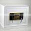 Security two key safe box with master code for keeping money and value goods