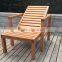 Contract Oudoor Furniture Hotel Balcony Wooden Lounge Chair