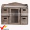 vintage Chic Wood Unfinished Corner Hanging Livingroom Wall Cabinets Furniture                        
                                                Quality Choice
