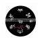 Good quality diy nail tools Bseries metal nail design stamp nail art plate