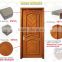 interior room panels flush Teak solid wood door deisgn for alibaba