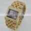 2016 Newest Design Wholesale Wood Watch Custom Logo Bamboo Digital Wooden Watch We Wood Watch