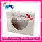 Promotional gift paper box with heart pvc window