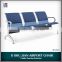hospital waiting chair/stainless steel airport link chairs / public beam seating