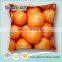 Cotton Orange Fruit Home Decoration Car Seat Pillow Case Cushion Pillow Covers