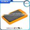 New design 4000mah LED lamp high transfer rate portable polymer power bank solar charger