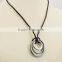 Handmade Stainless Steel Circle Pendant Necklace