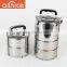Multi layers stianless steel keep food warm bento box/tiffin box with stand for students