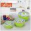 Stainless Steeltainer Leak-proof [3-piece Set] ALLNICE Kitchen Nesting Mixing Bowls, 6 Vibrant Colorful Bowls Plus Lids