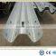 China new style hot rolled spraying plastics crash barrier for two beam