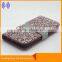 Wholesale Rhinestone Leather Phone Case,Bling Flip Case For Samsung Galaxy S6