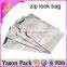 Yason 3 layer zipper kangaroo bags zipper top bottom gusset coffee bean packaging bags 3 sides heat seal zipper bag