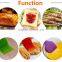 Healthy silicone rubber basting brushes,high temperature resistant silicone barbecue brush