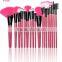 New 18pcs Fashion Professional Soft Cosmetic Tool Make up Brush Set Kit With Pouch AM000191