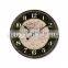 The Most Popular Vintage Design Antique Mdf Reverse Running Wall Clock