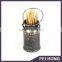 Manufacturer your design antique nickel Toothpick tank/toothpick holder