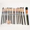 Popular 15 pcs Makeup Brushes Set, Rose Gold Synthetic Foundation Cosmetic Kits