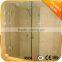 Hinged door with 3/8" thick glass shower door