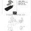 MS92 high quality zinc alloy cam lock for cabinet