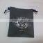 new white cotton clothes bag with drawstring