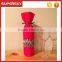 V-576 Wholesale christmas wine bottle covers sweater lace and ribbon tie wine bottle bag